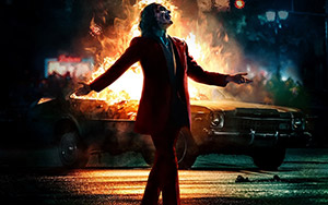 Joaquin Phoenix in the poster of Hollywood film, Joker